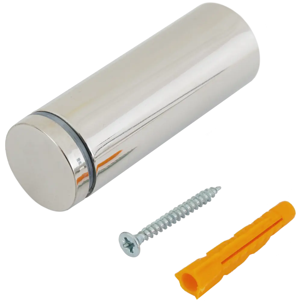 Крепление для зеркала 25x70 мм металл цвет хром 4 шт Santreyd STLM-2006292 - Вид №1