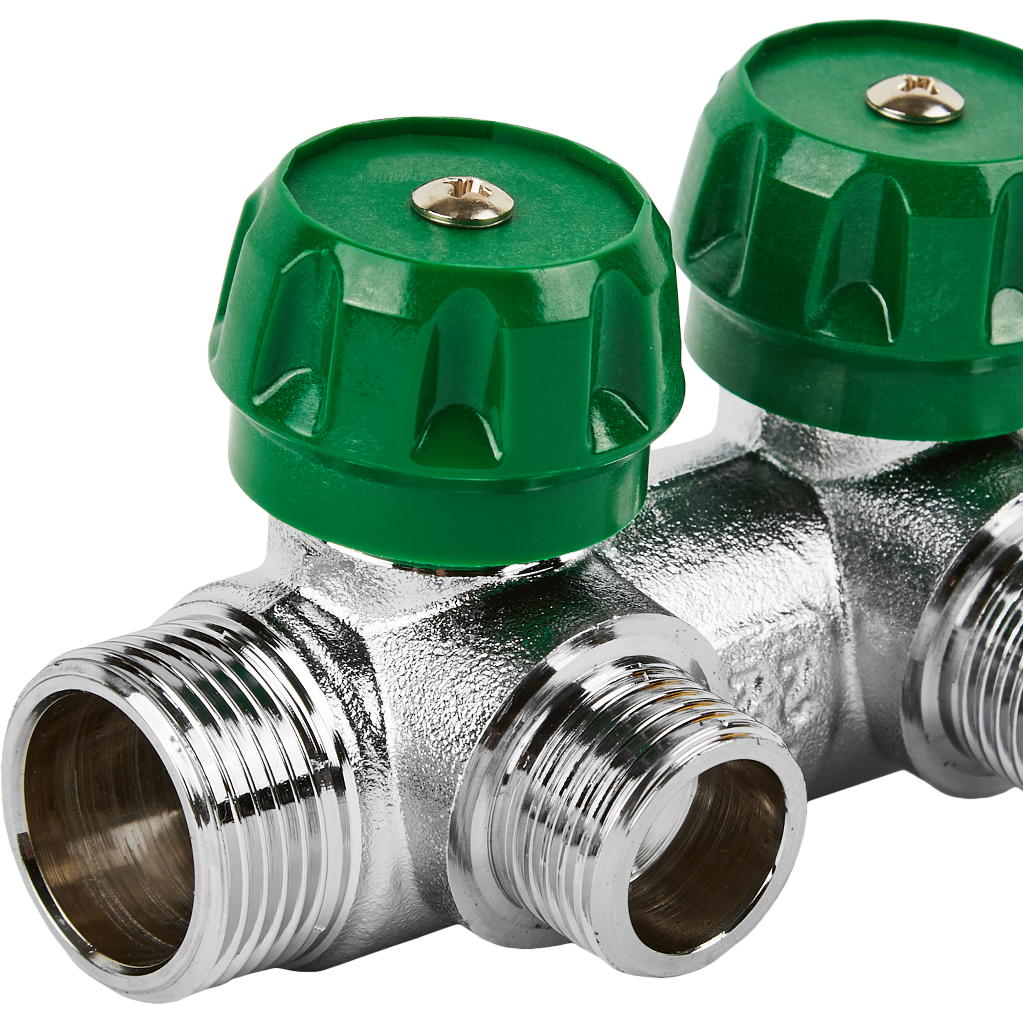 Коллектор распределительный STOUT 3/4"×1/2" на 2 отвода для систем отопления 84868361 STLM-0056518 - Вид №2