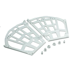 Механизм для обувниц Левша 3 секции, пластик, цвет белый