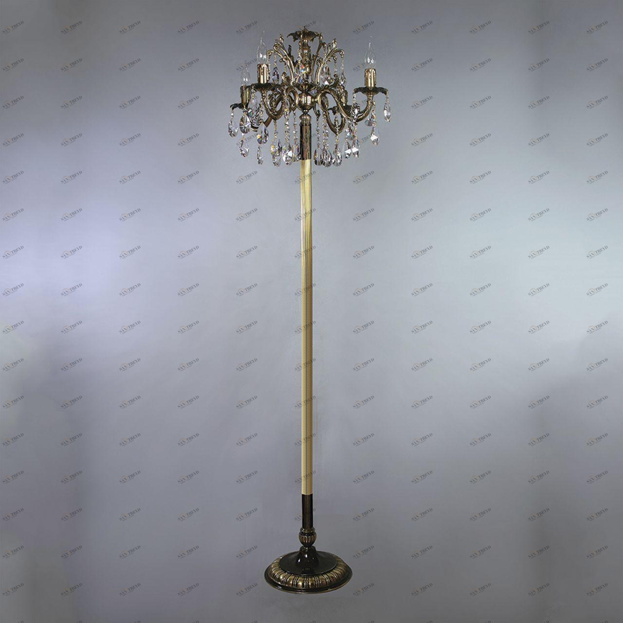 Торшер Ambiente Granada 2118F/4 PB Tear Drop AMBIENTE ПОД СТАРИНУ, СВЕЧА, ЭЛИТНЫЕ 180687 Бронза 