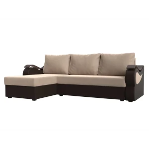 91795843 Диван Лига Диванов Меркурий Лайт 112953L 230x90x141 см велюр цвет бежевый STLM-1447858