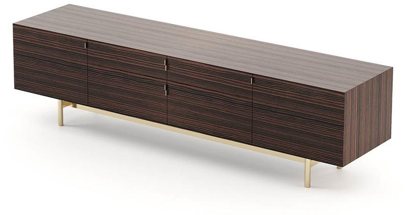 Laskasas Деревянная тумба под ТВ с ящиками Stewart sun-id-1466735 - Вид №2