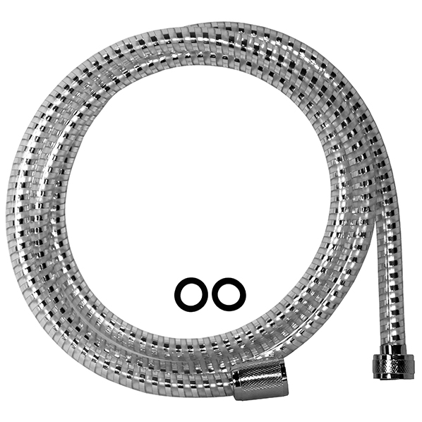 AGD 22.130CT 175 P  Шланг для душа прозрачный / хром ARGO kran agd22130ct175p