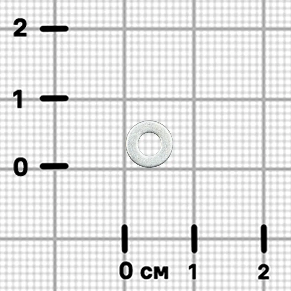 Шайба плоская DIN 125 М3 оцинкованная 240 шт 89397063 Santreyd STLM-1584773 - Вид №1