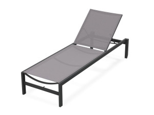 Садовая кровать с откидной спинкой из текстилена