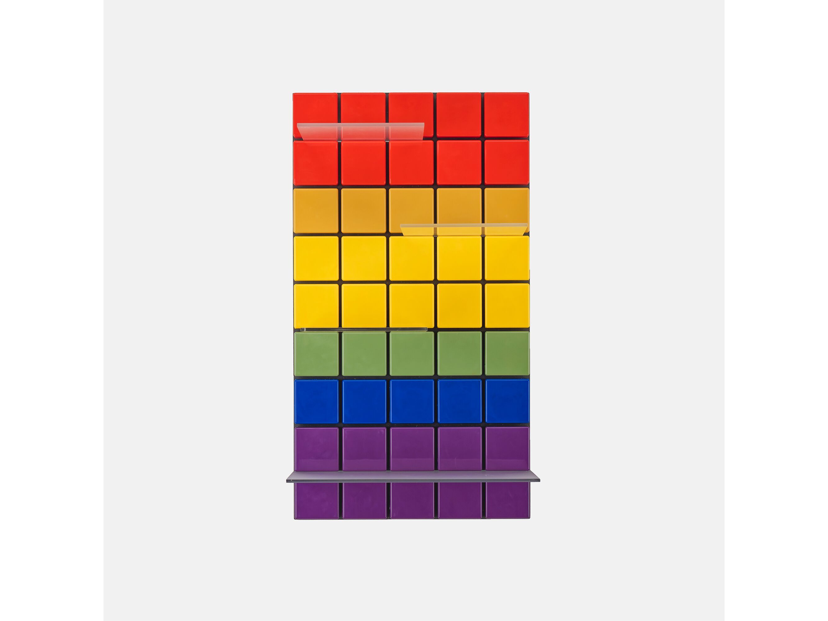 Подвесной модульный книжный шкаф из АБС-пластика Pellington Design CONFETTI CK PRIDE ARCH-00141984