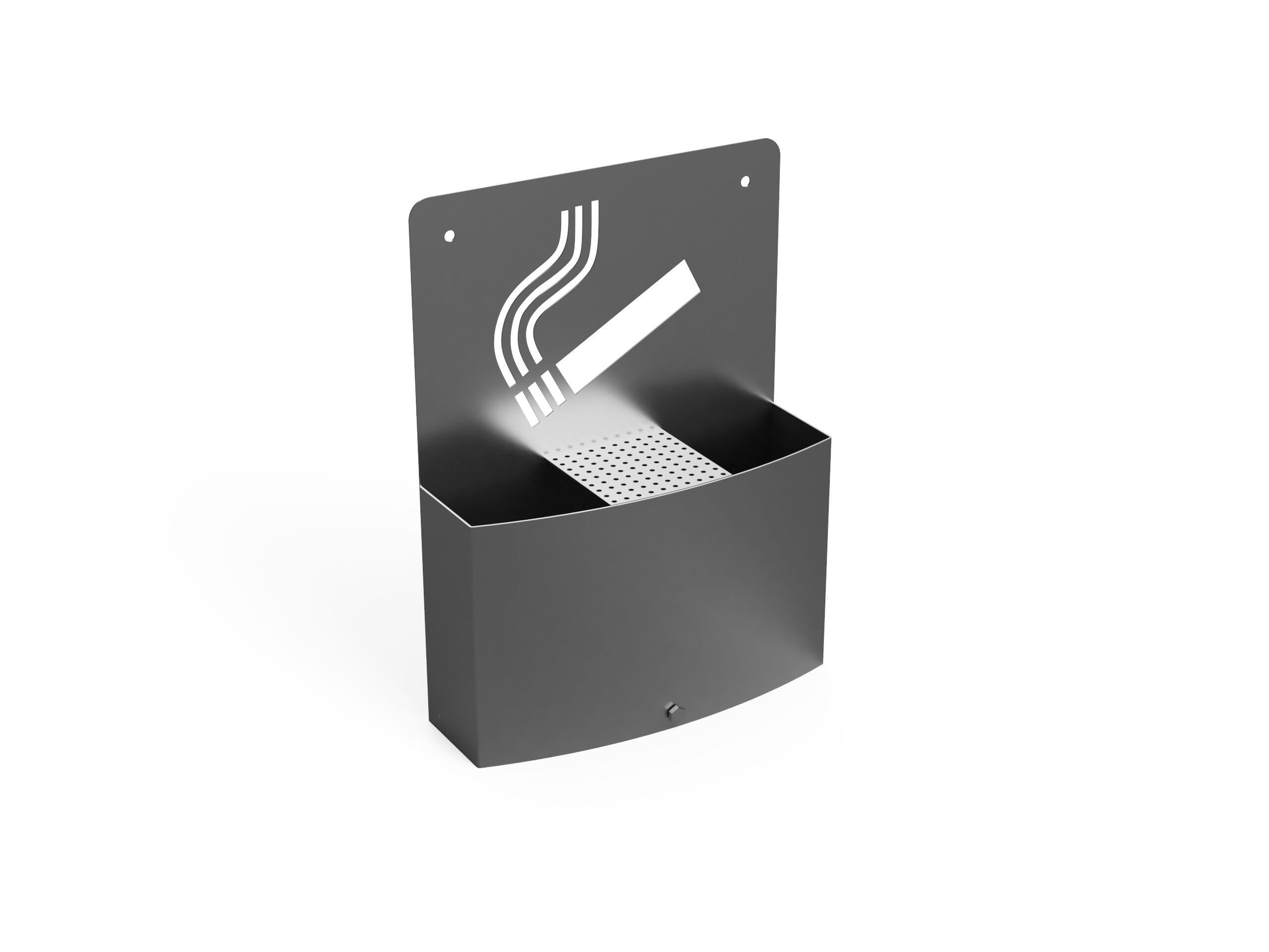 Стальная настенная пепельница для общественных мест Studio Città STATION ARCH-00025305 - Вид №1