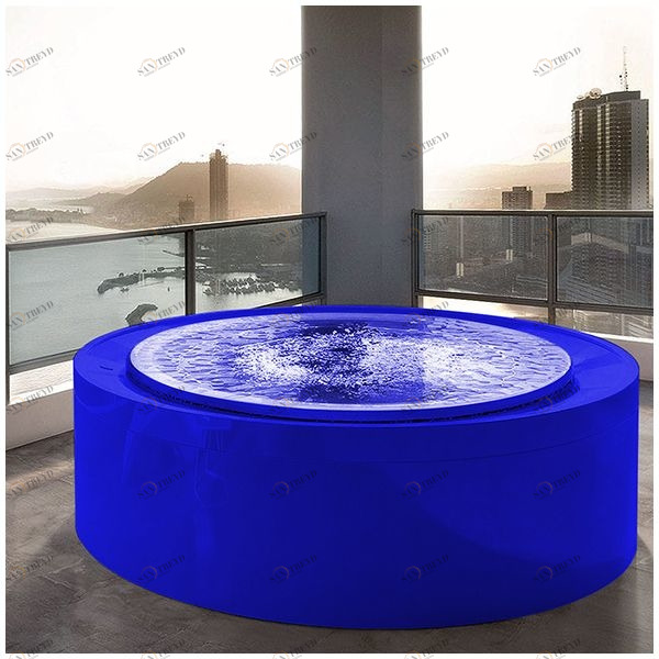 Бассейн Gruppo Treesse Fusion 200 SPA-V8610-SI напольный круглый синий Fusion SPA SPAV8610SI