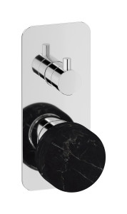 Мраморный встраиваемый смеситель для душа с переключателем