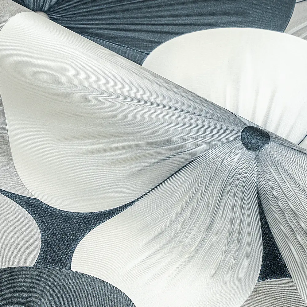 Флизелиновые обои Victoria Stenova Margarita темно-серые с цветочным рисунком 89423703 STLM-1577235 - Вид №3