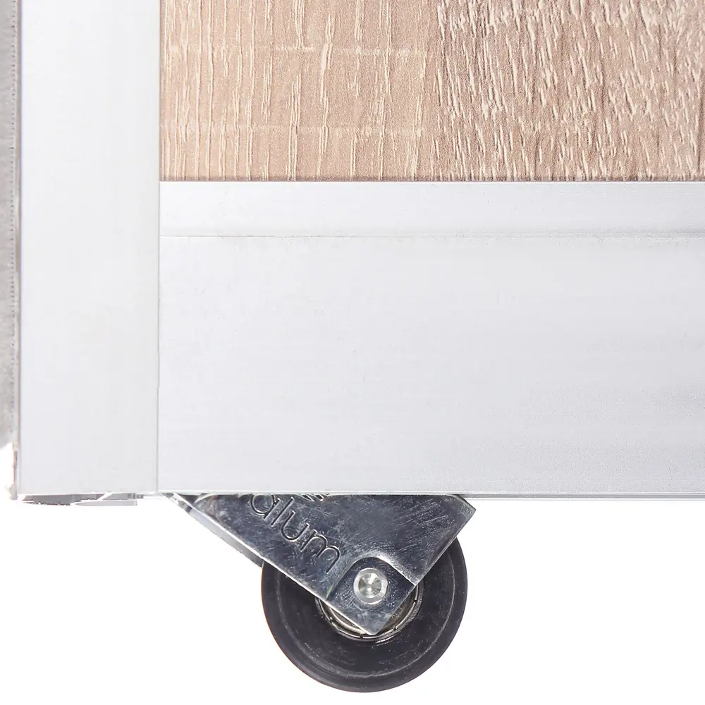 Дверь-купе KONSENSA 225.5x80.4 см МДФ цвет дуб сонома профиль матовое серебро STLM-2067536 - Вид №4