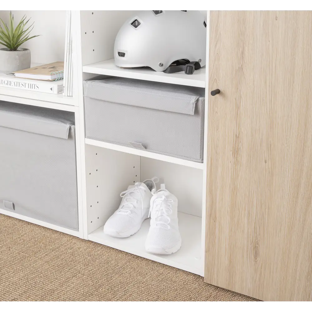 Короб с крышкой Spaceo Granit 3, 360x165x280 мм, 16 л, нетканый, цвет серый Home STLM-2200635 - Вид №2