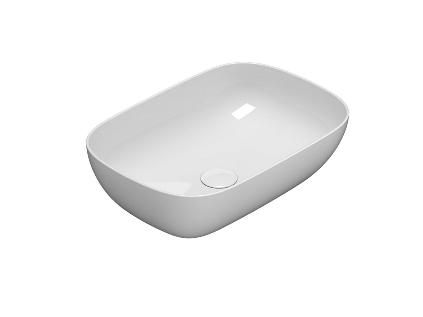 Керамическая раковина с одной столешницей Ceramica Globo чаши ARCH-00118815