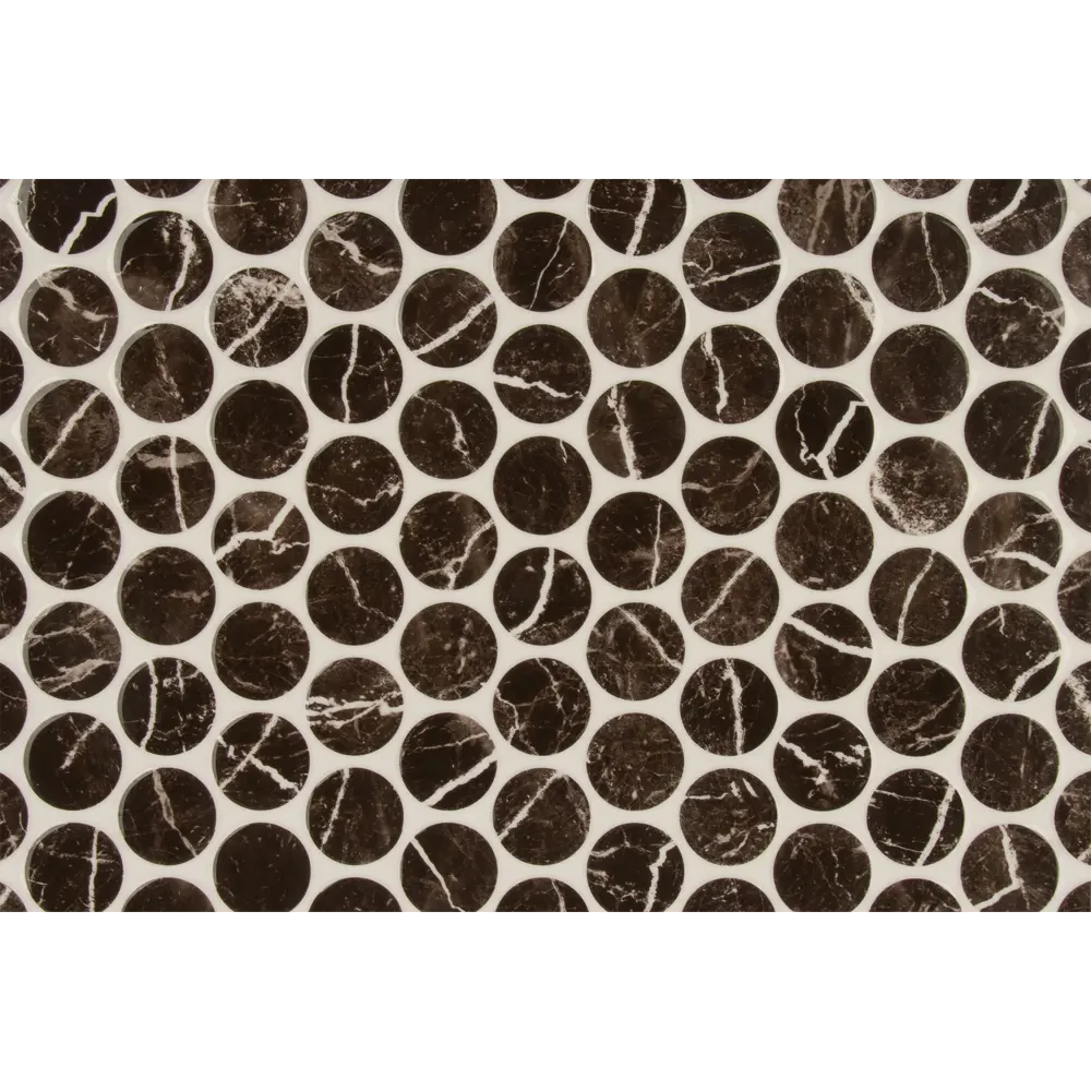 Плитка настенная «Помпеи 1» 27.5х40 см 1.65 м2 цвет чёрный Керамин STLM-2192831