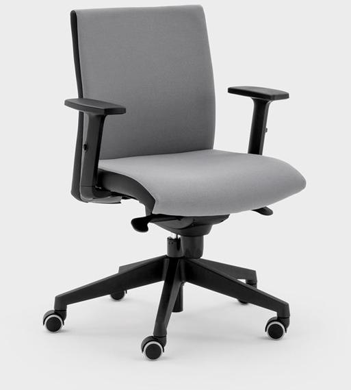 Viganò Вращающееся офисное кресло из ткани на колесиках Logika sun-id-1506217 - Вид №3