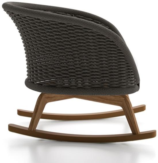 Atmosphera Садовое кресло-качалка из тика и акрила Ludo Lu.do - Вид №1