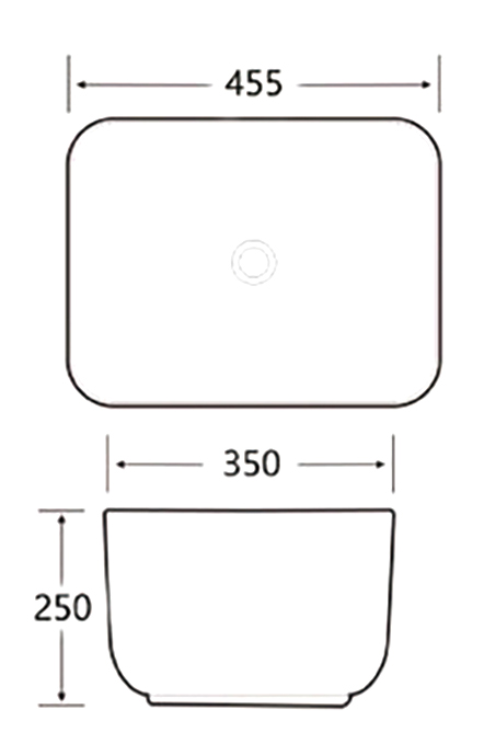 Раковина чаша SL-1113MB SANTILINE  - Вид №1