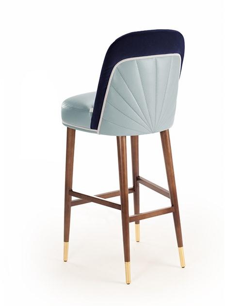 Mambo Unlimited Ideas Высокий табурет со спинкой Frida sun-id-1420401 - Вид №1