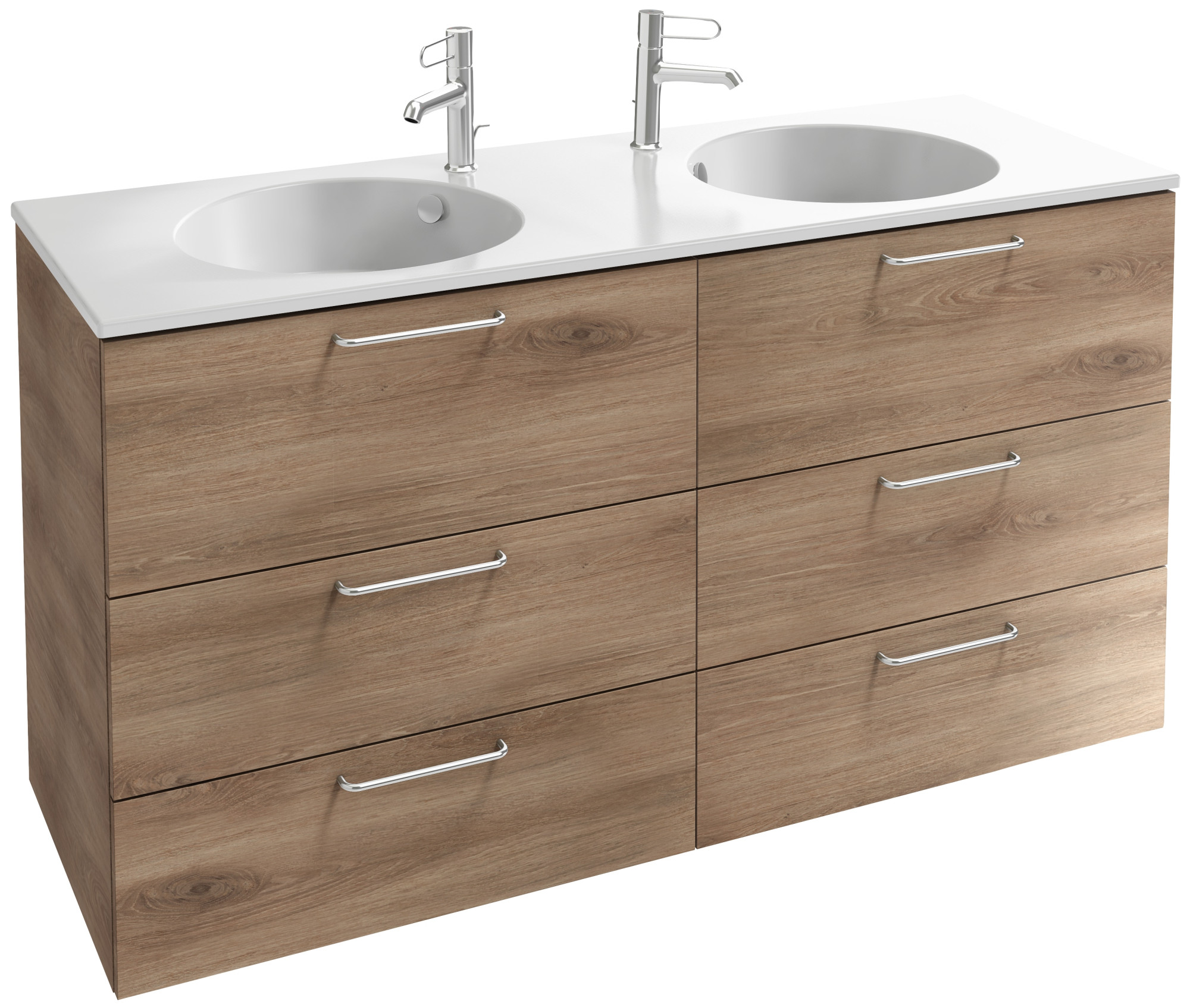 EB2536-R5-G1C Тумба под столешницу 140 см, 6 ящиков, хромированная ручка JACOB DELAFON ODÉON RIVE GAUCHE ODEON RIVE GAUCHE