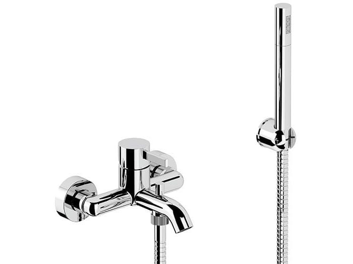 Однорычажный внешний смеситель для ванны с ручным душем Remer Rubinetterie метрическая ARCH-00012710 - Вид №1