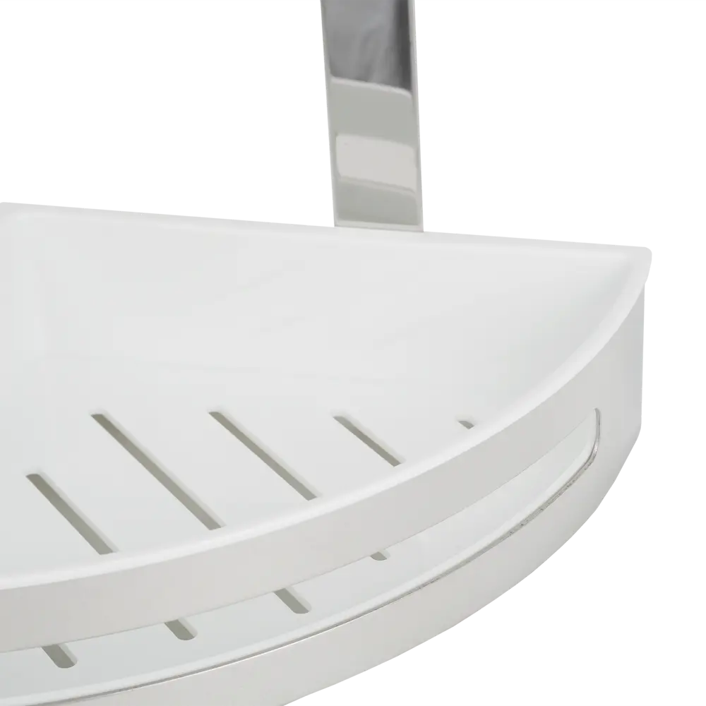 Полка для ванной комнаты Royal двухъярусная угловая, 20.6х20.6х29 см, сталь BRISSEN STLM-2025613 - Вид №2