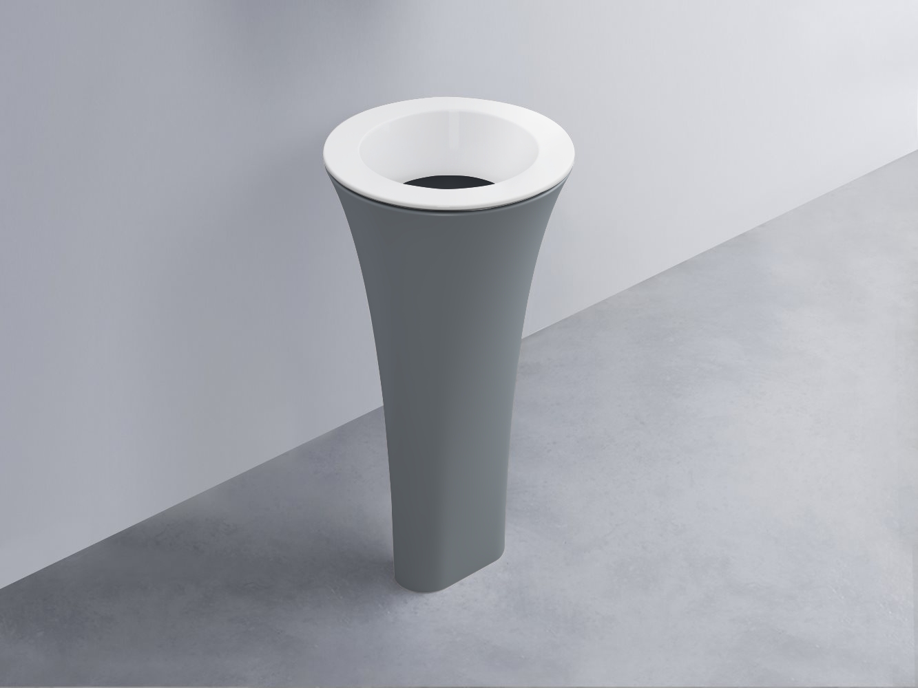 AMLA45-BL+AMPILT-BA+AMCOLT-BR Раковина Amedeo Tondo отдельностоящая cielo Enjoy + Amedeo Ceramica Cielo