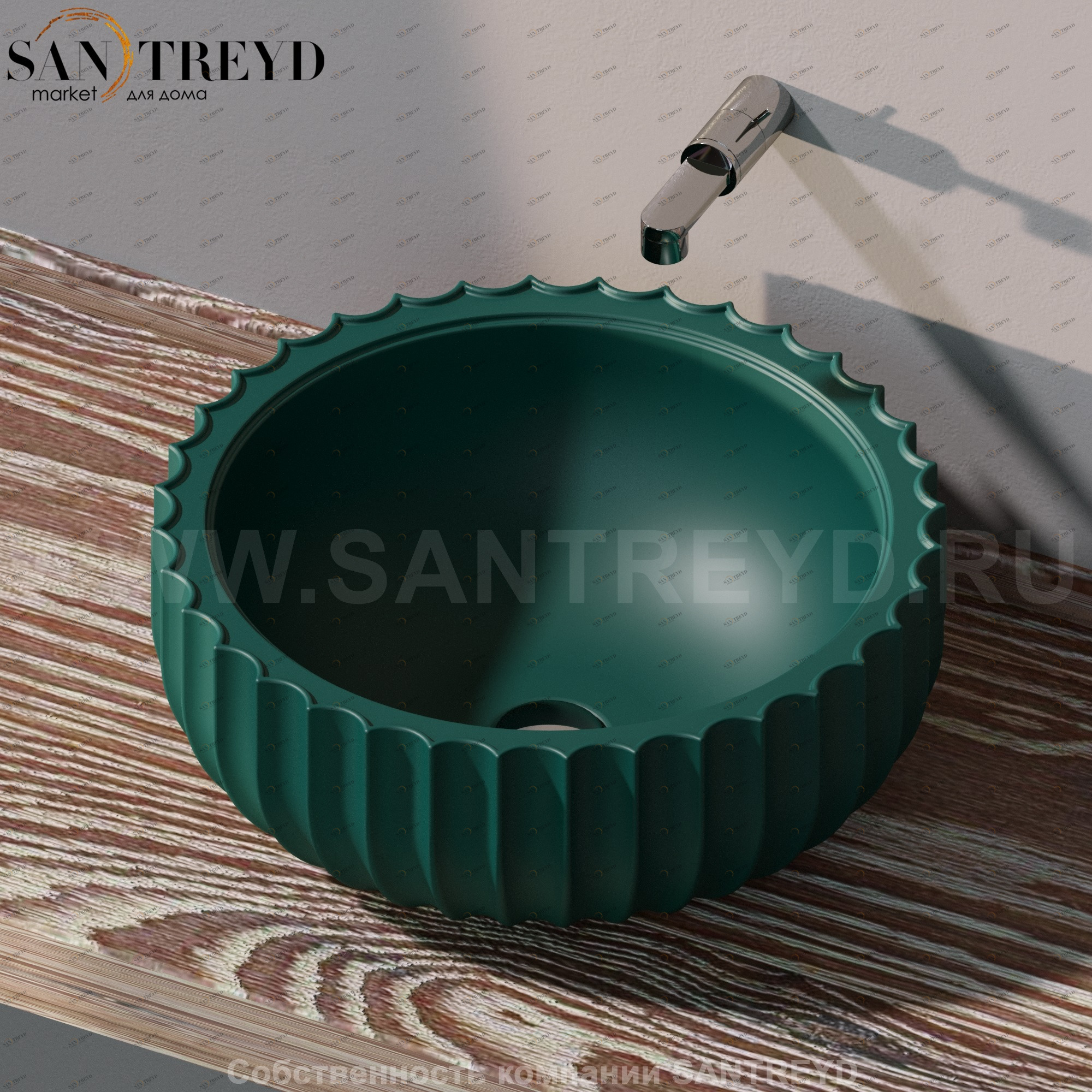 SE50A5020 Накладная раковина на столешницу  круглая Ceramica Flaminia Settecento