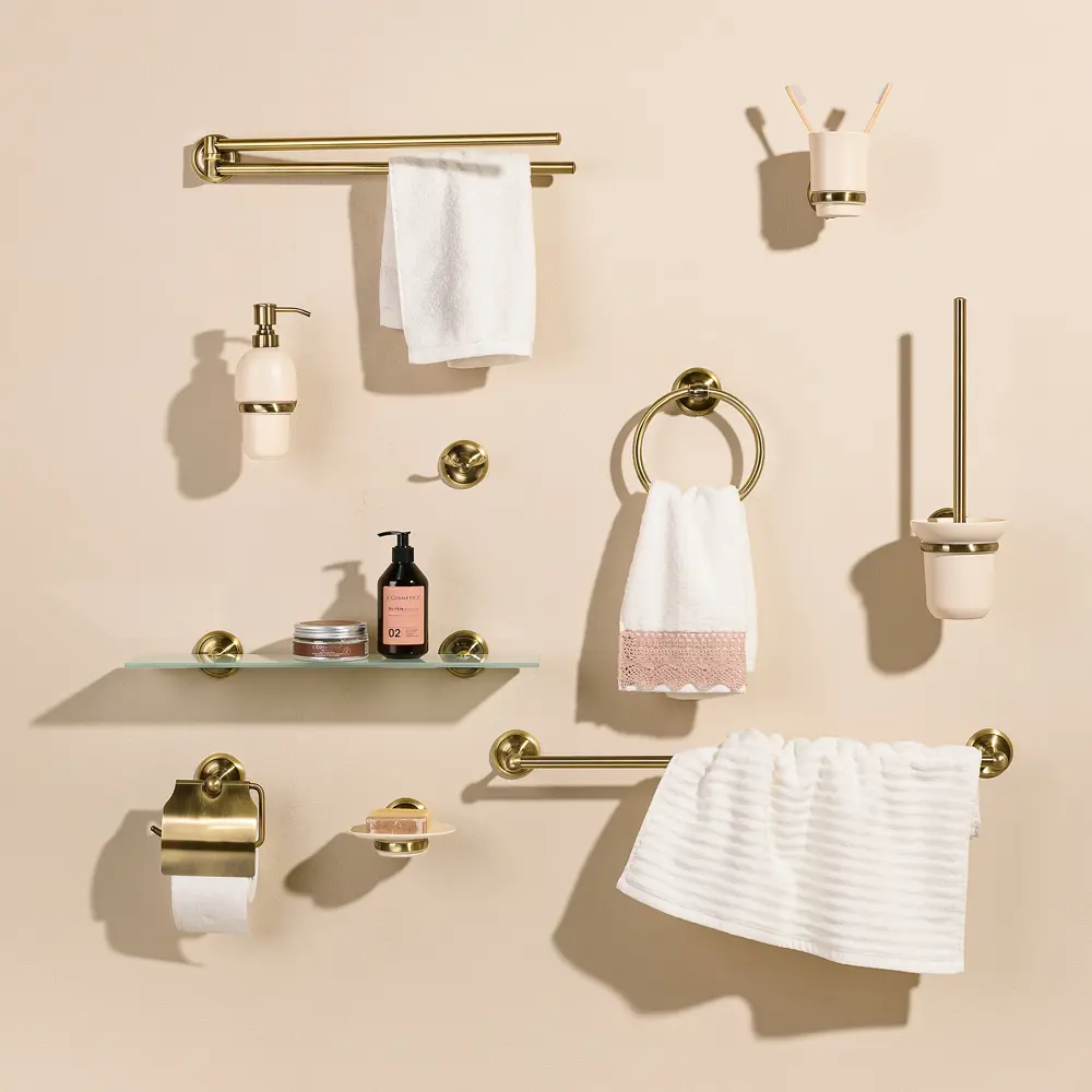 Держатель для полотенца кольцо Antico цвет латунь VERRAN STLM-2189361 - Вид №7