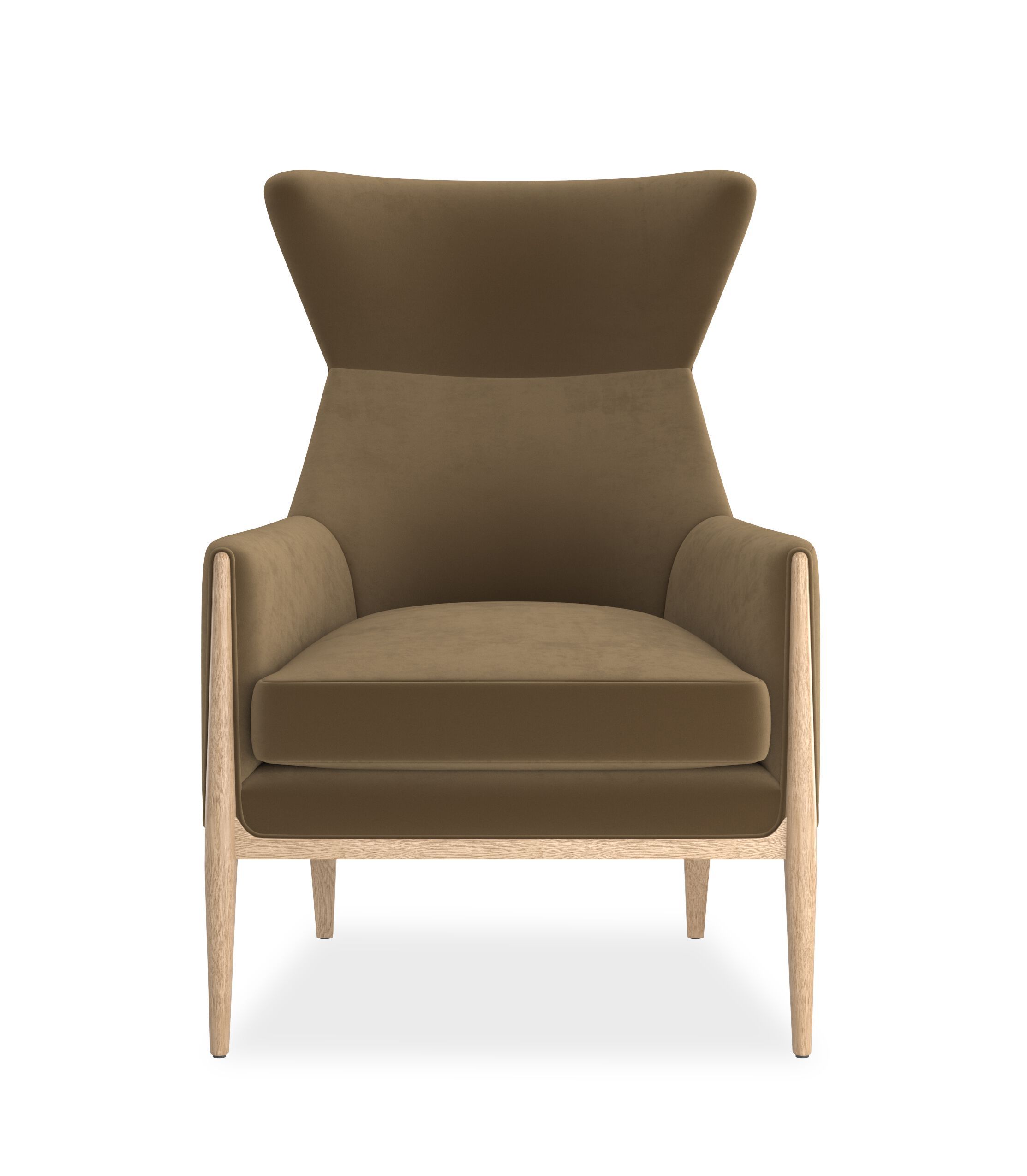 Бархатное кресло с подлокотниками Caracole BOUNDLESS ARCH-00061961 - Вид №9