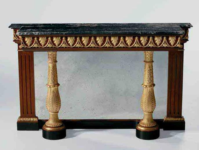 OAK Лакированная консоль с мраморной столешницей Galleria sun-id-1478916 - Вид №1