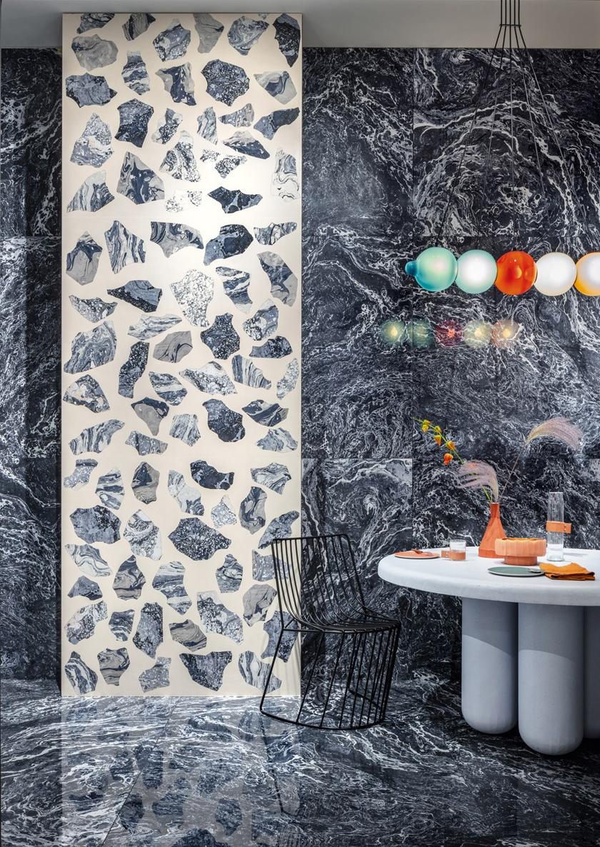 CERAMICA SANT'AGOSTINO Настенная / напольная плитка из керамогранита с эффектом мрамора Insideart sun-id-1434021 - Вид №3