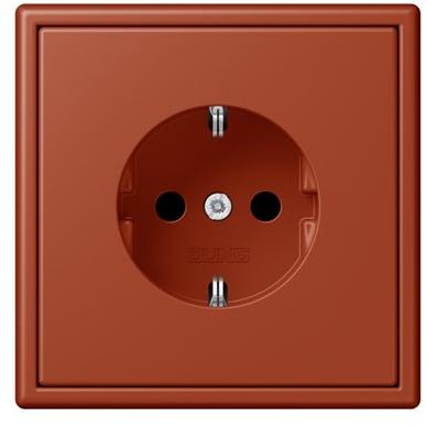 JUNG Пластиковая электрическая розетка Ls 990 les couleurs® le corbusier sun-id-1370154 - Вид №62