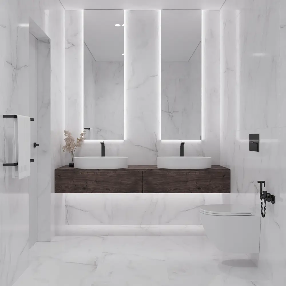 Керамогранит 60x120 ag sevillia белый п 1.44 м² Santreyd ABGRES STLM-2027458 - Вид №3