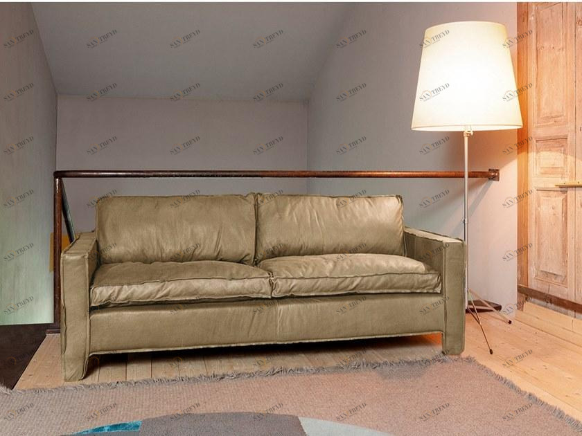 Devina Nais 2-х местный кожаный диван Nevada sun-id-1442764