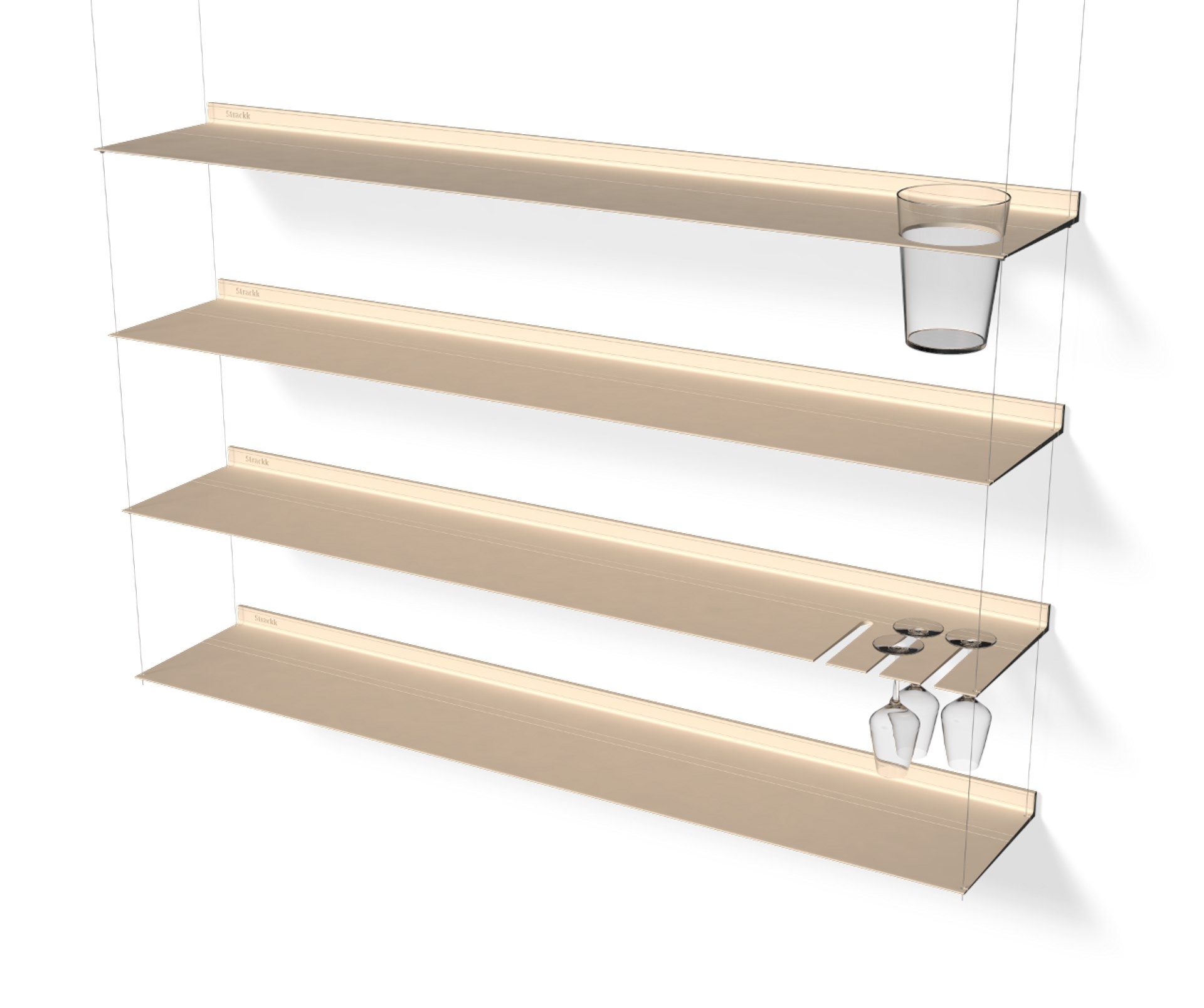 Алюминиевый книжный шкаф / перегородка Strackk ROOM DIVIDER ARCH-00061439 - Вид №13