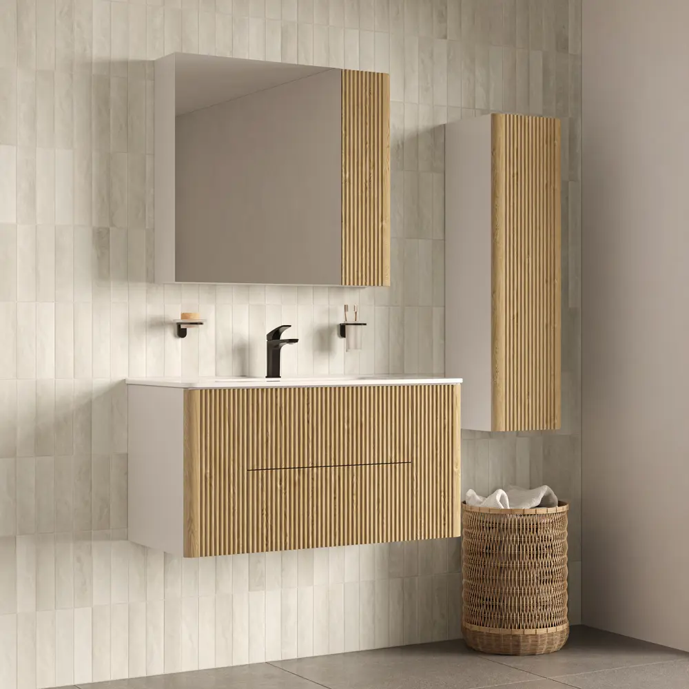 Корпус тумбы подвесной Iddis Lahta LAH10W0i95 50x98.4x43.3 см цвет белый STLM-2077600 - Вид №3