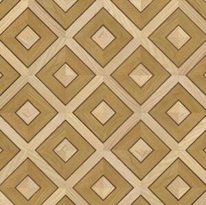 Художественный паркет Da Vinci Щитовой 26-317 Дуб (Гладкая) 500х500 мм.