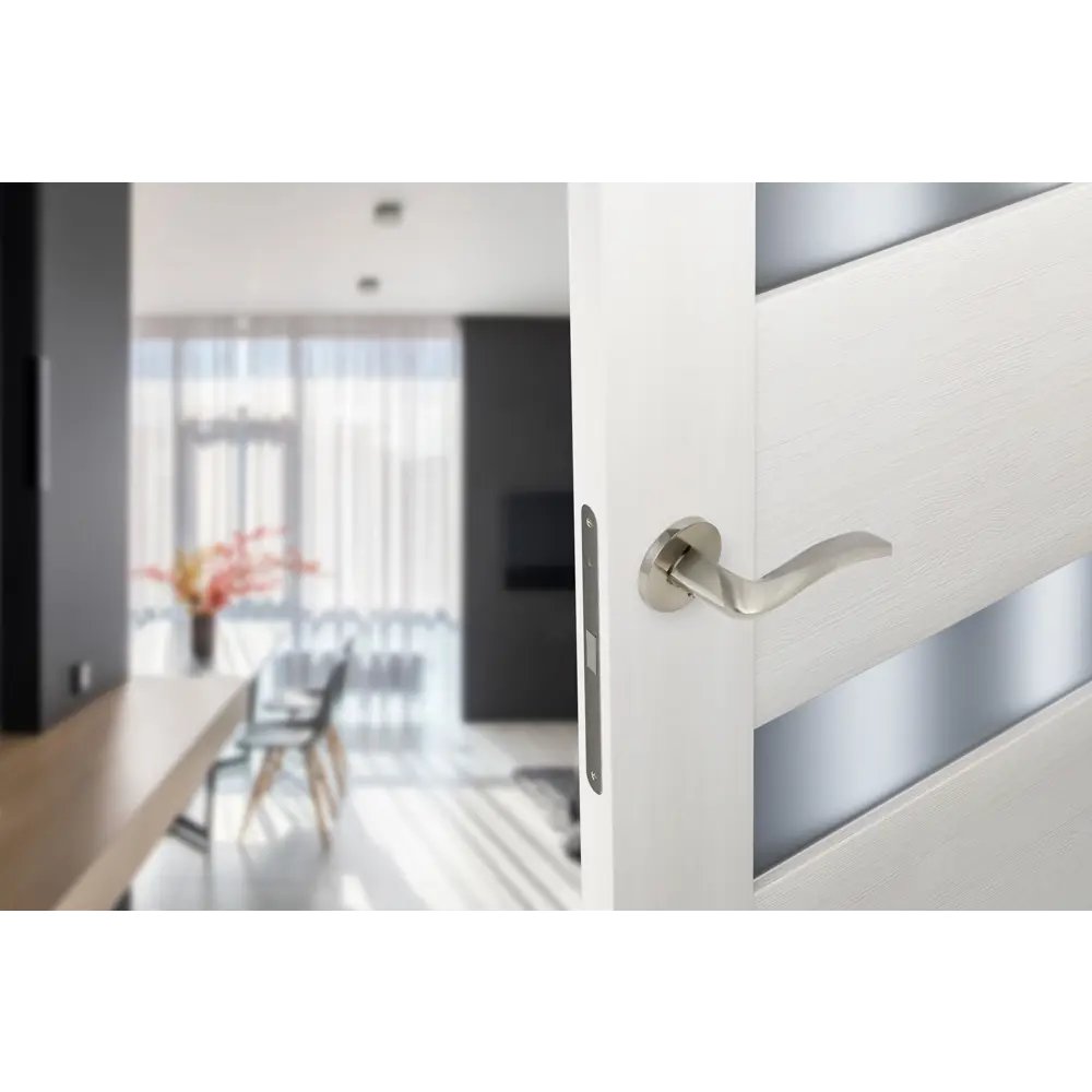 Дверные ручки EDSON для межкомнатных дверей в стиле никель 85168701 STLM-0059349 - Вид №5