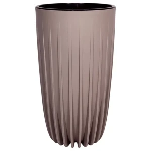 Кашпо Evergreen Design Сигма 28x30x53 см v17 л пластик фраппе 89452948 STLM-2144415