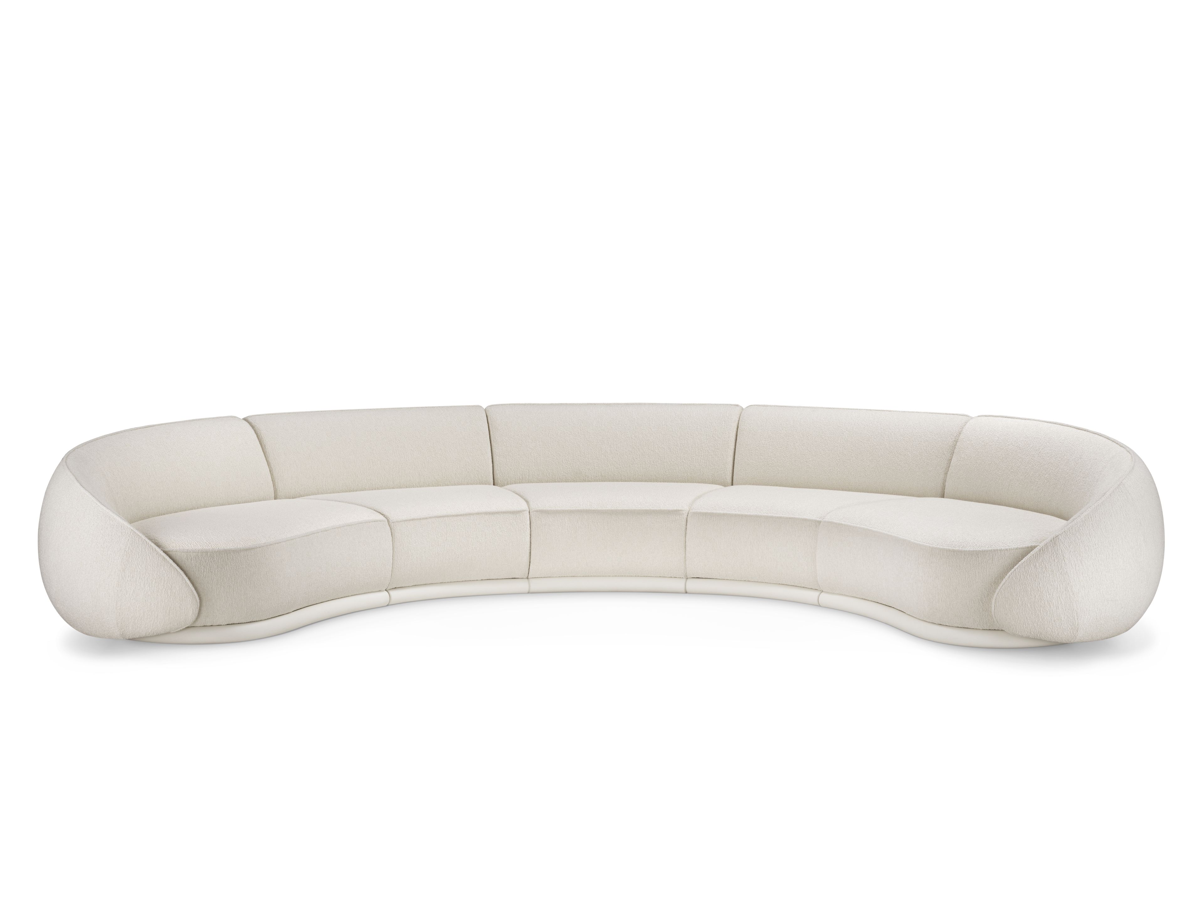 5-местный изогнутый тканевый диван GHIDINI1961 объятия ARCH-00095209 - Вид №10