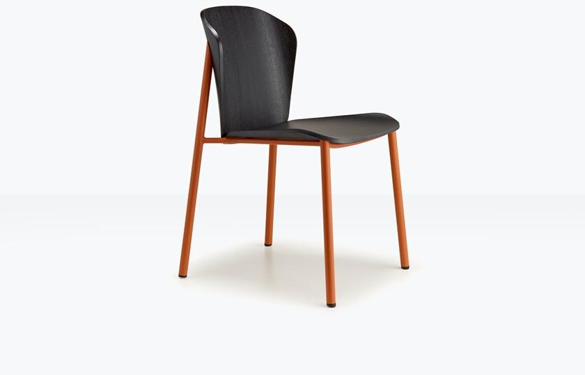 SCAB DESIGN Стул из стали и дерева Finn sun-id-1357682 - Вид №3