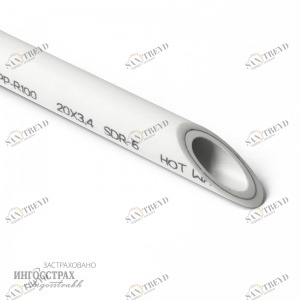 Труба PN25 (перфор.сред.) 20х3,4 SDR6  PP-R (4м) PROAQUA 271191
