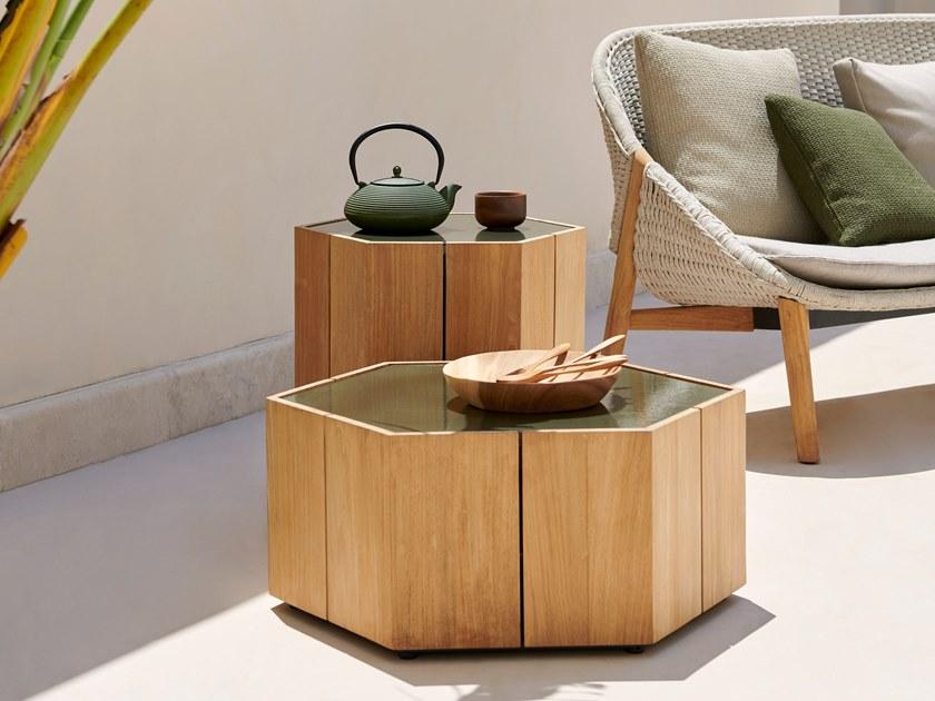 TRIBÙ Шестиугольный столик для сада Hexagon sun-id-1378588 - Вид №5