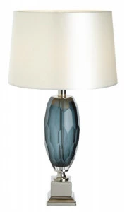 Настольная лампа Lucia (основание) 5828 PUSHA ВАЗА 061940 Белый;прозрачный;синий