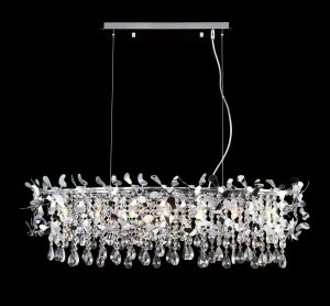 Подвесной светильник Crystal Lux Romeo SP8 Chrome L1000 CRYSTAL LUX ДИЗАЙНЕРСКИЕ, ROMEO 072491 Хром