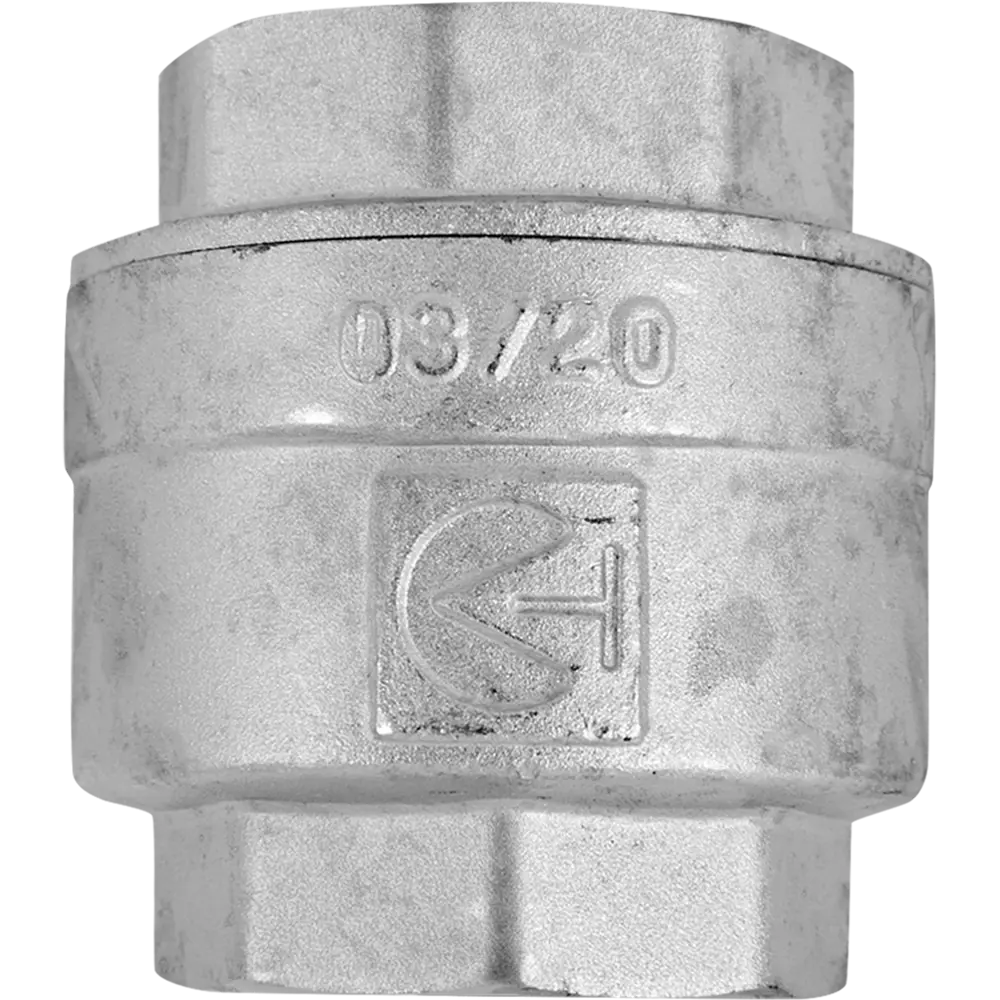 Клапан обратный Valtec 1 1/2", никелированная латунь VT.161.N.08 STLM-2053155 - Вид №2