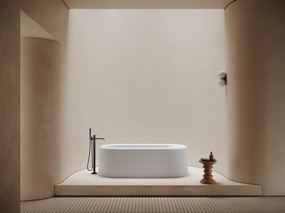 Овальная ванна в центре комнаты Inbani Ease ARCH-00070632 - Вид №4