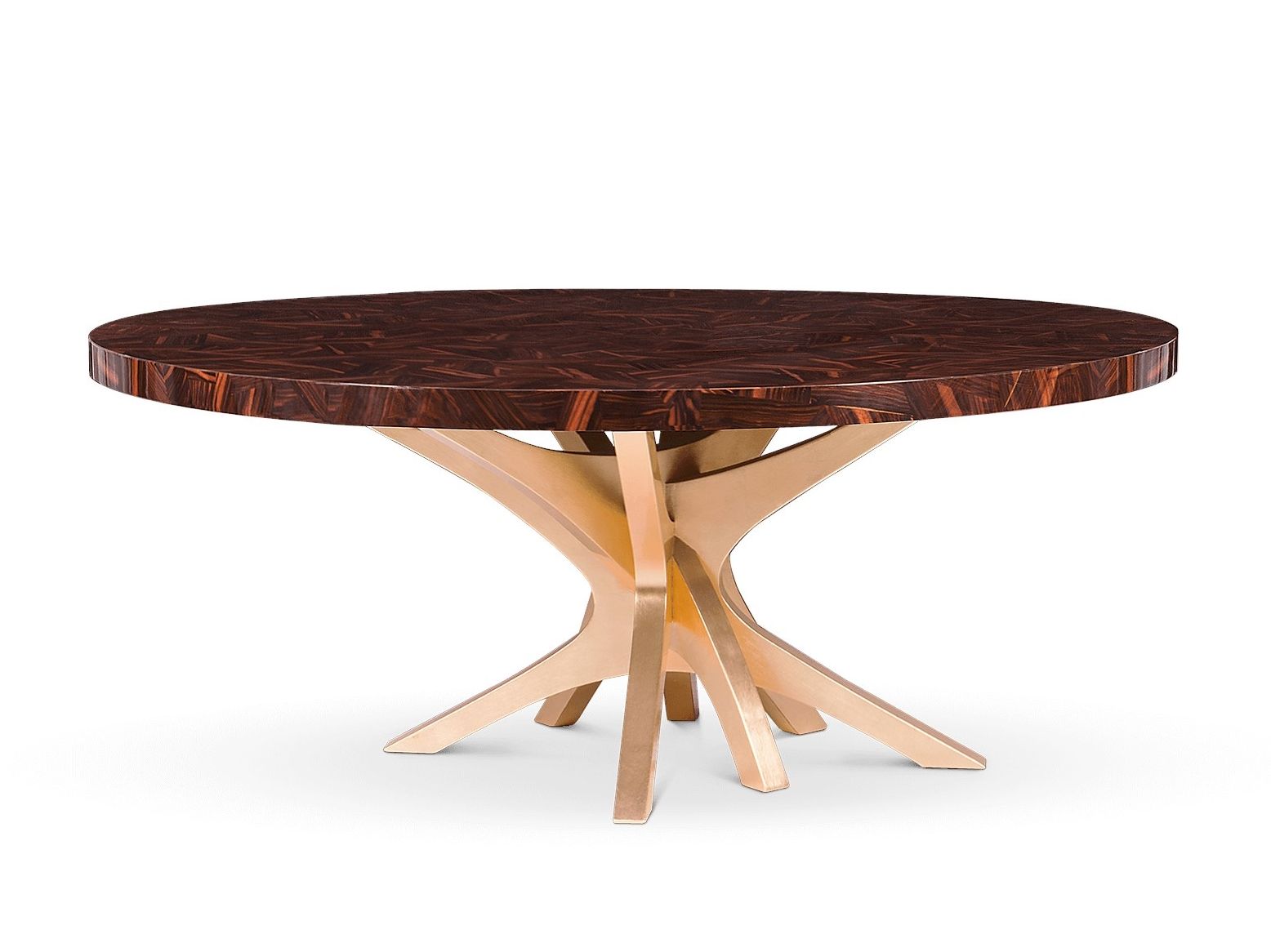 Круглый деревянный стол для гостиной Boca do Lobo PATCH ARCH-00151737 - Вид №2