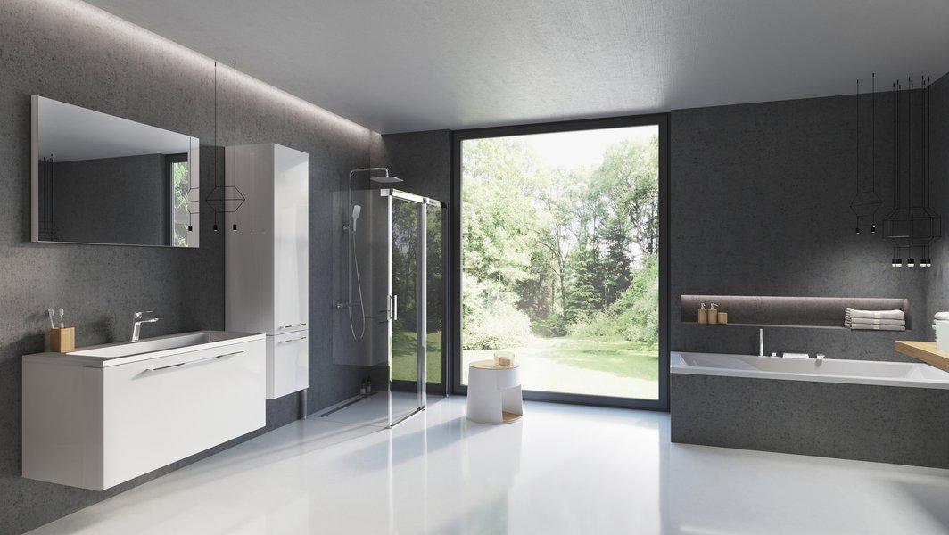 Шкаф боковой SB 300 L Ring белый Ravak X000000771 - Вид №4