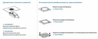 Душевой трап Geberit CleanLine 154.052.00.1 Santreyd sv-4909 - Вид №3